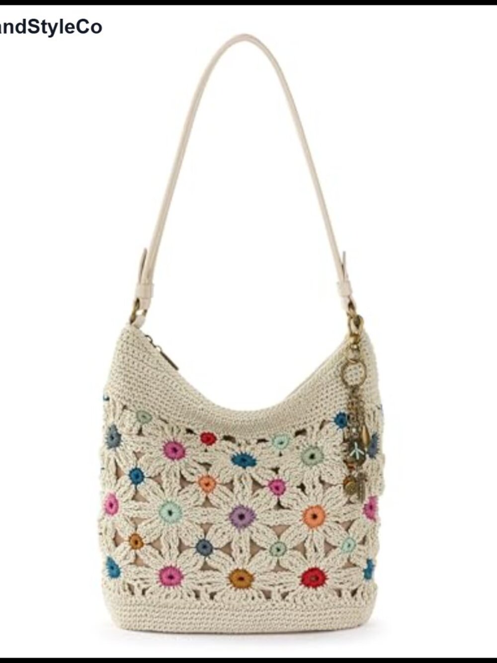 Hand Crochet Hobo Bag Women Purse Shoulder Tote Travel Handbag